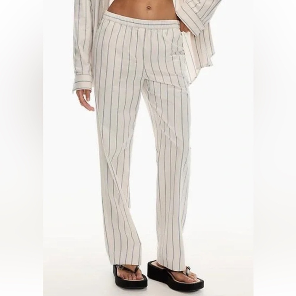 Wilfred Free Aritzia Boardwalk Pants Pocket Midrise Relaxed  Organic Sz.M